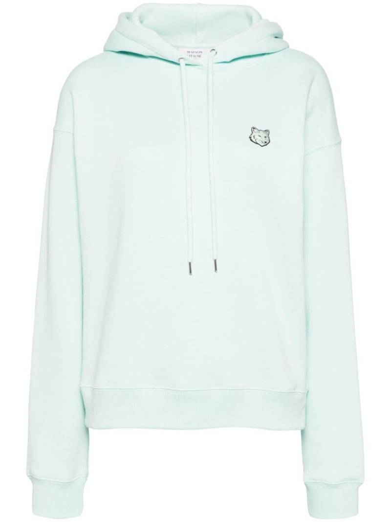 Maison Kitsuné bold fox head patch hoodie - Green von Maison Kitsuné