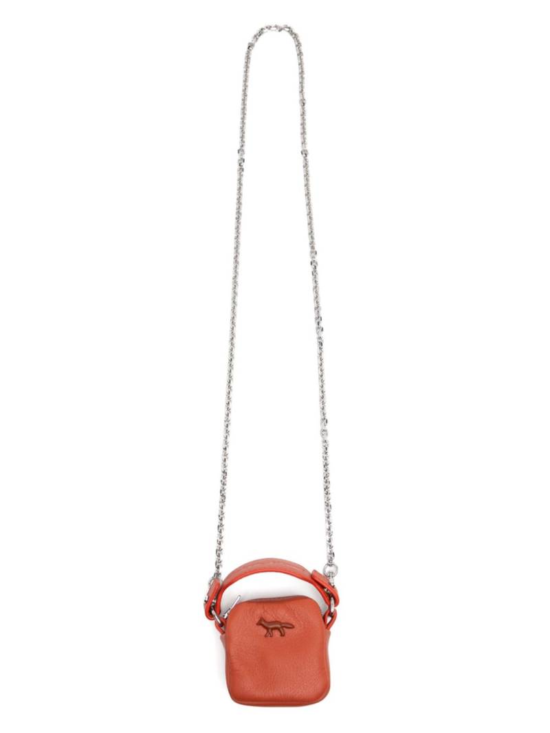 Maison Kitsuné cloud mini coins purse - Orange von Maison Kitsuné