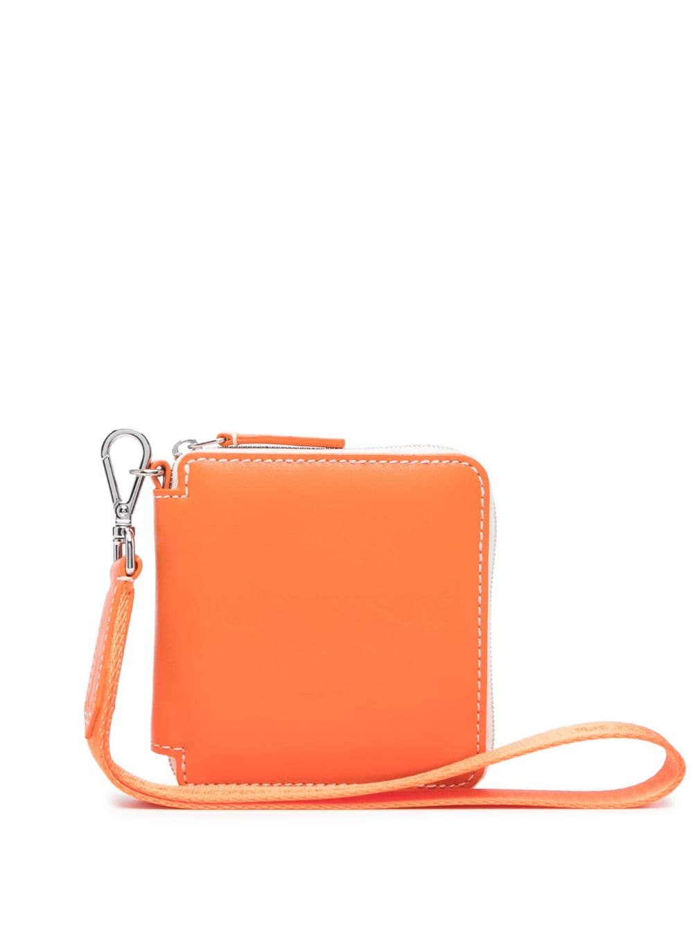 Maison Kitsuné colour-block leather cardholder - Orange von Maison Kitsuné