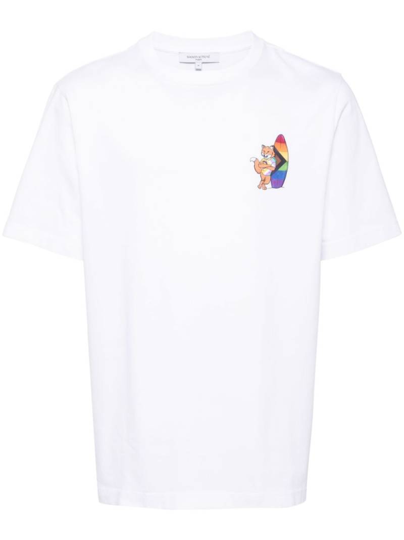 Maison Kitsuné cotton t-shirt - White von Maison Kitsuné