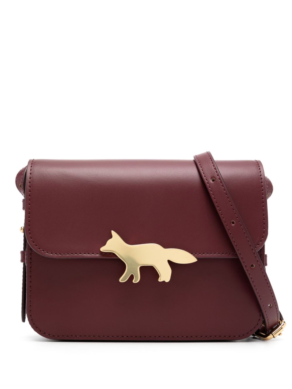 Maison Kitsuné foldover crossbody bag - Red von Maison Kitsuné