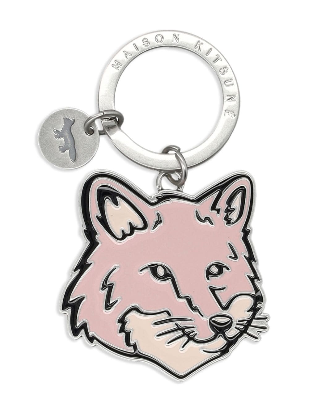Maison Kitsuné fox-head keyring - Pink von Maison Kitsuné