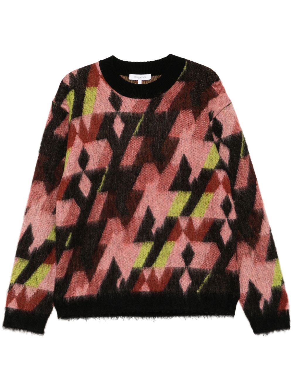 Maison Kitsuné graphic jumper - Pink von Maison Kitsuné