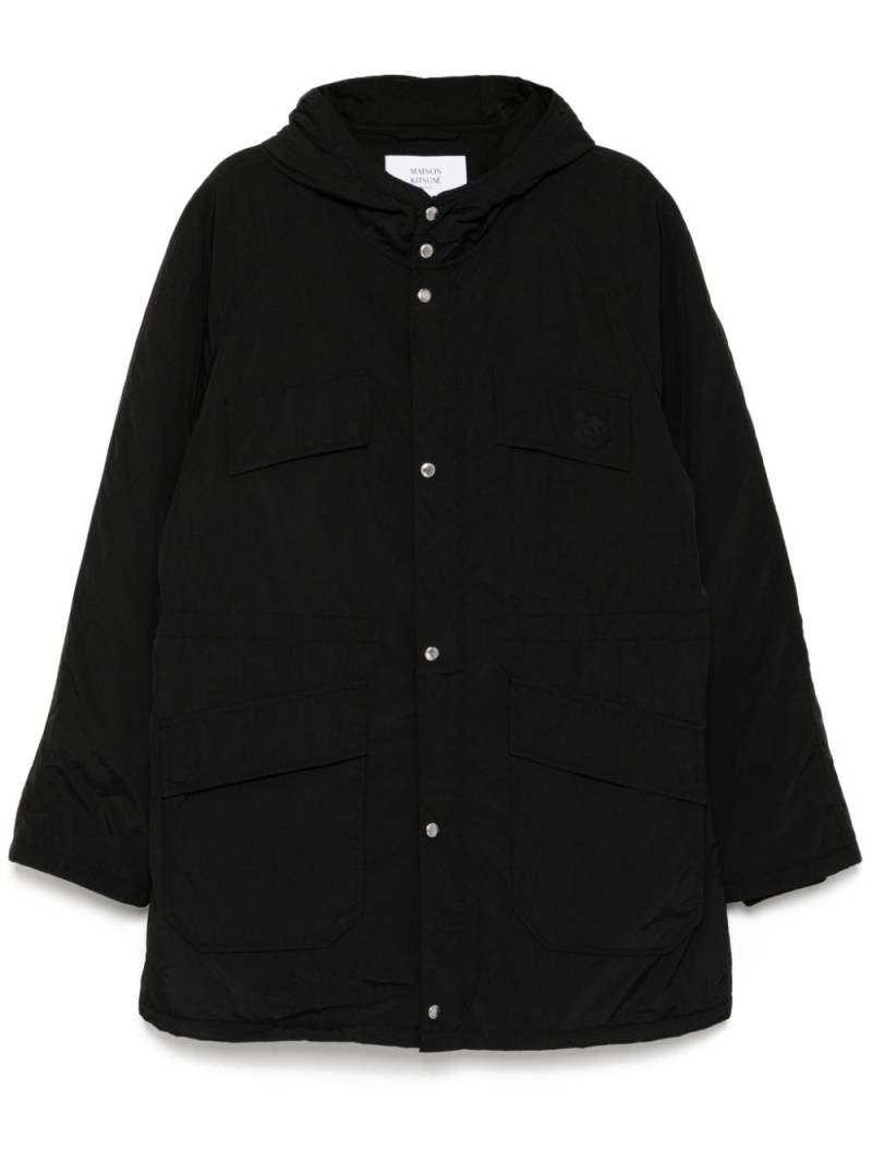 Maison Kitsuné hooded parka - Black von Maison Kitsuné