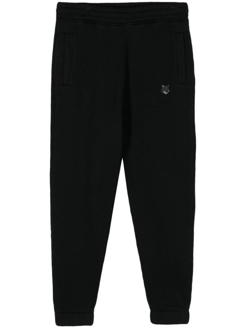 Maison Kitsuné logo-embroidered track pants - Black von Maison Kitsuné