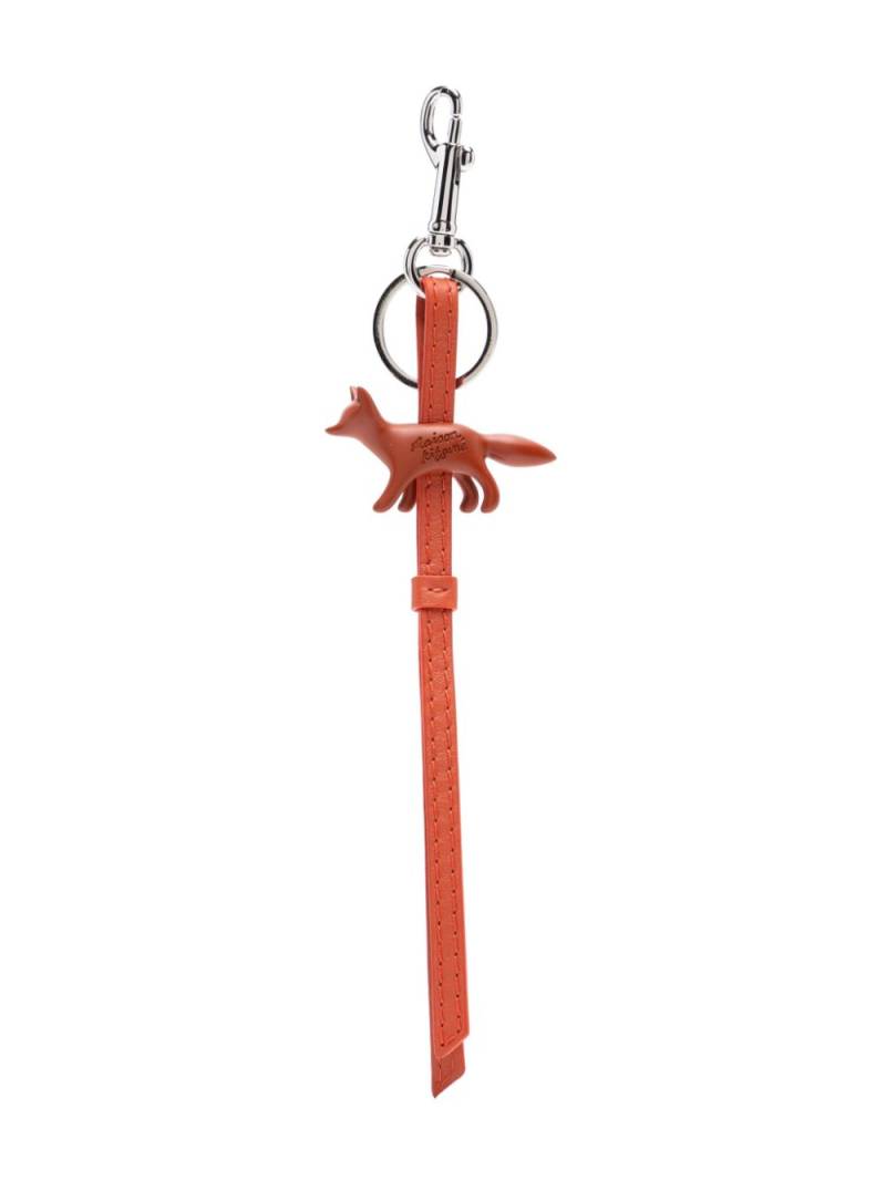 Maison Kitsuné profile fox keyring - Orange von Maison Kitsuné