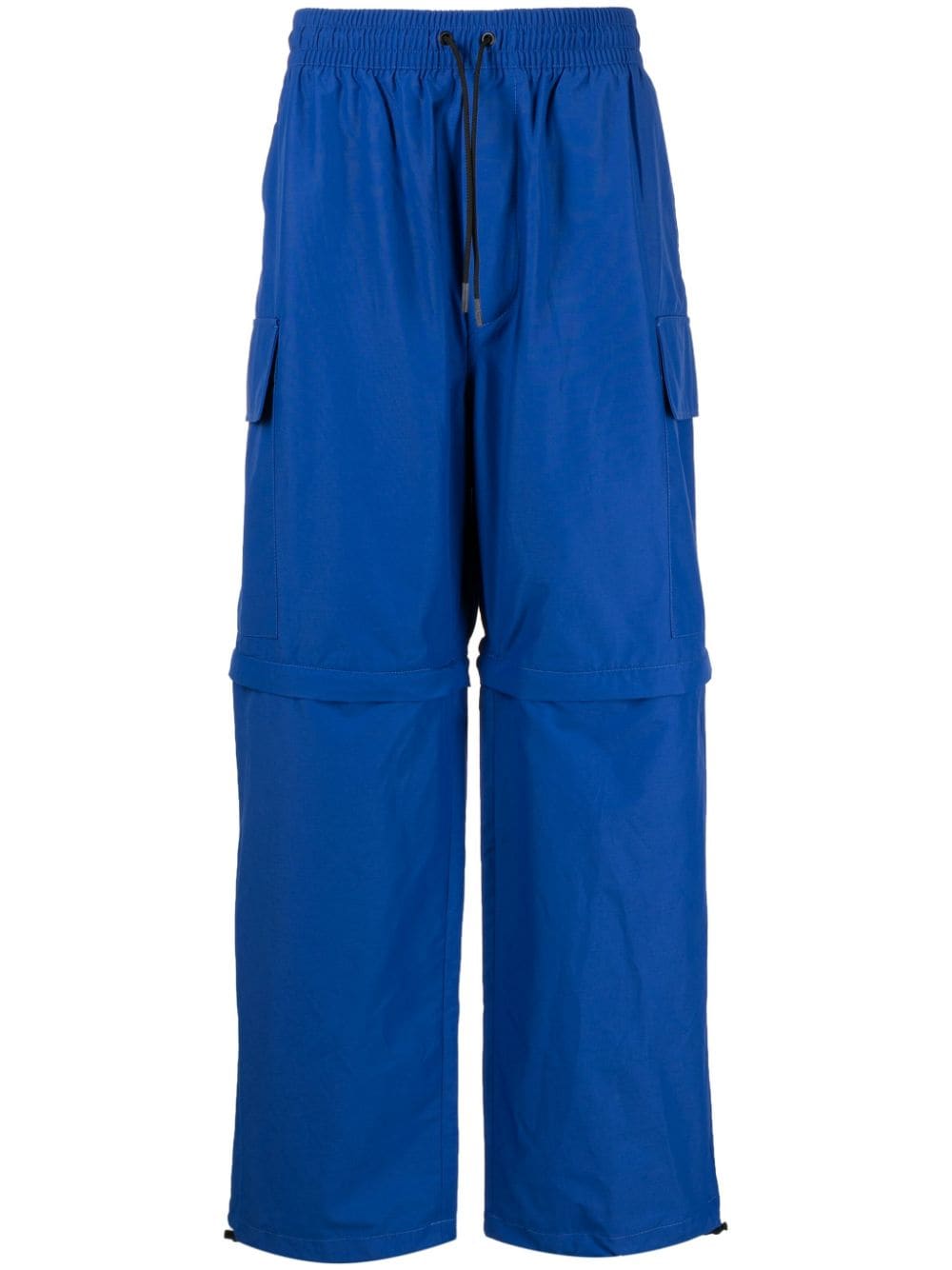 Maison Kitsuné water-resistant convertible track pants - Blue von Maison Kitsuné