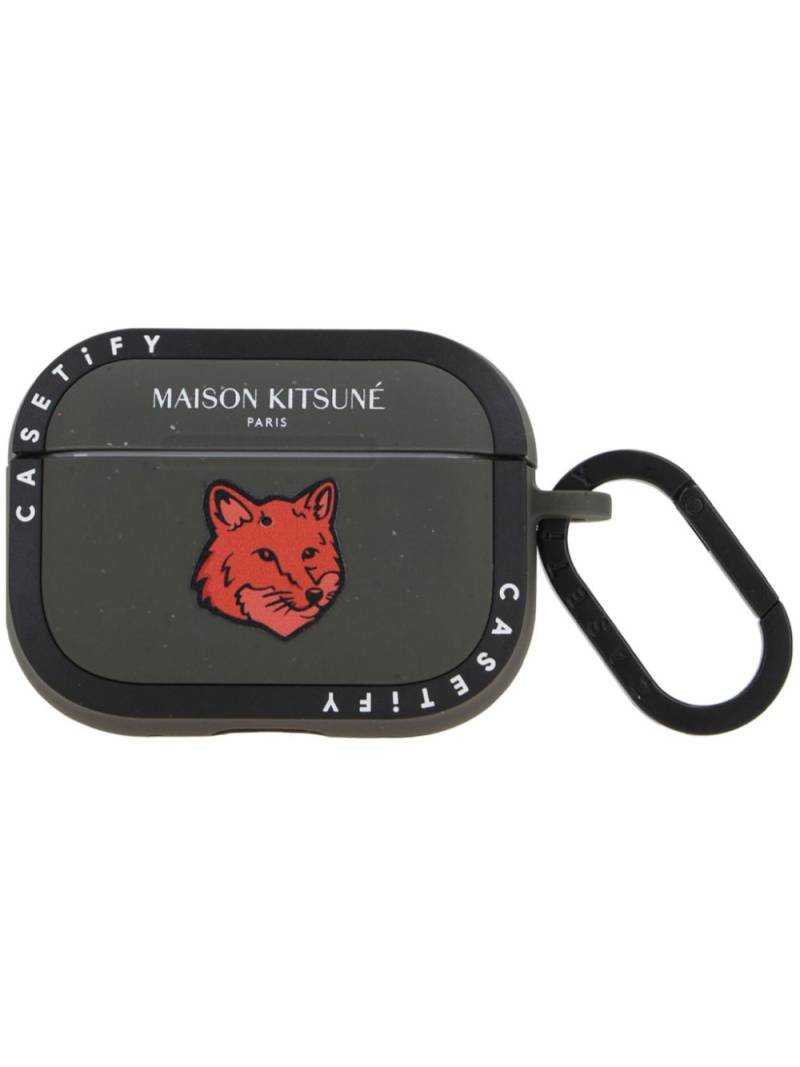 Maison Kitsuné x Casefy Fox Head AirPods Pro case - Black von Maison Kitsuné