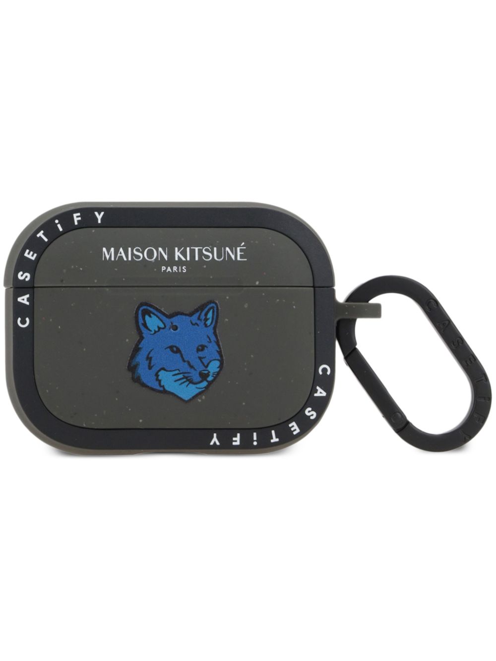 Maison Kitsuné x Casefy Fox Head AirPods Pro2 case - Black von Maison Kitsuné