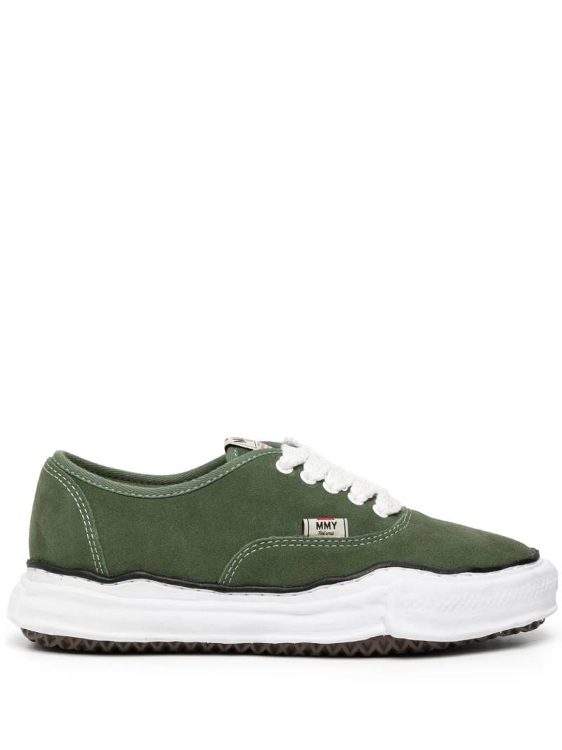 Maison MIHARA YASUHIRO Baker low-top suede sneakers - Green von Maison MIHARA YASUHIRO