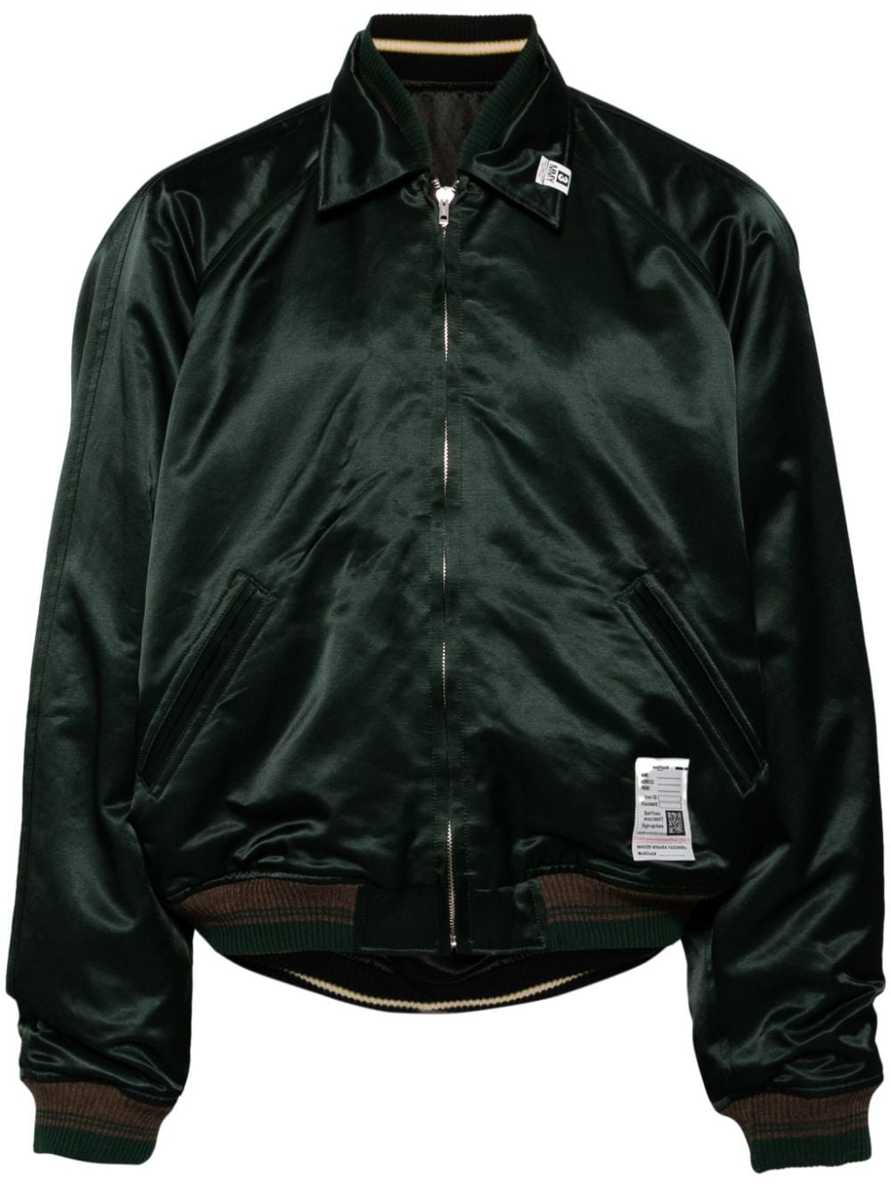 Maison MIHARA YASUHIRO Souvenir bomber jacket - Green von Maison MIHARA YASUHIRO