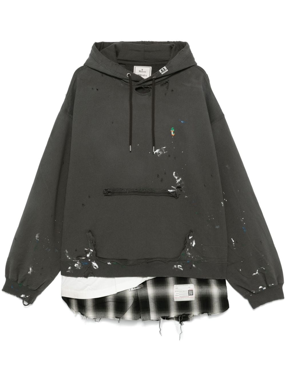 Maison MIHARA YASUHIRO Triple hoodie - Black von Maison MIHARA YASUHIRO