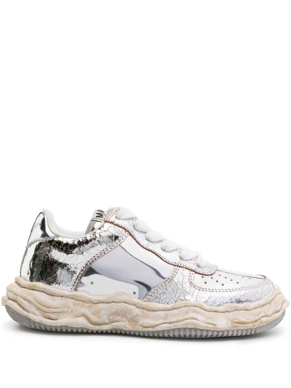 Maison MIHARA YASUHIRO Wayne metallic-effect sneakers - Silver von Maison MIHARA YASUHIRO