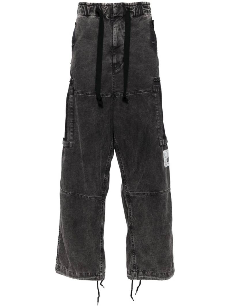 Maison MIHARA YASUHIRO cotton cargo pants - Black von Maison MIHARA YASUHIRO