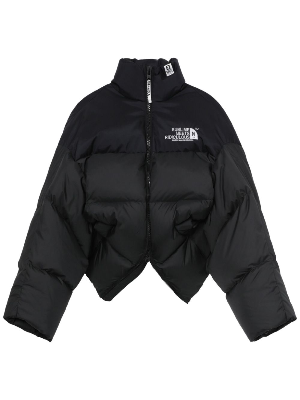 Maison MIHARA YASUHIRO cropped puffer jacket - Black von Maison MIHARA YASUHIRO