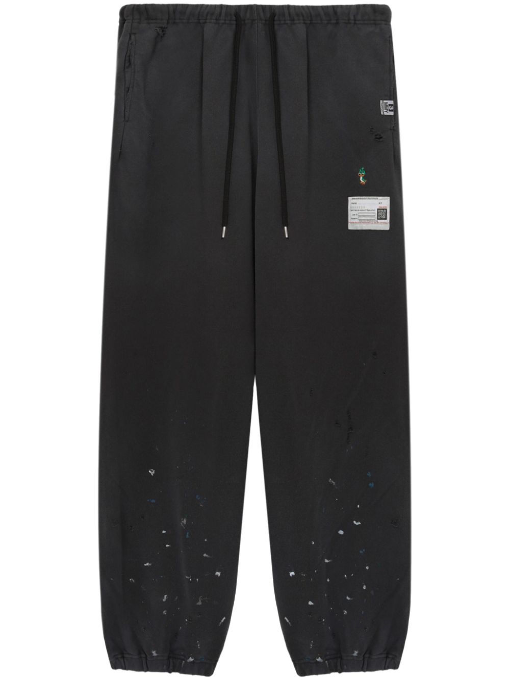 Maison MIHARA YASUHIRO embroidered track pants - Black von Maison MIHARA YASUHIRO