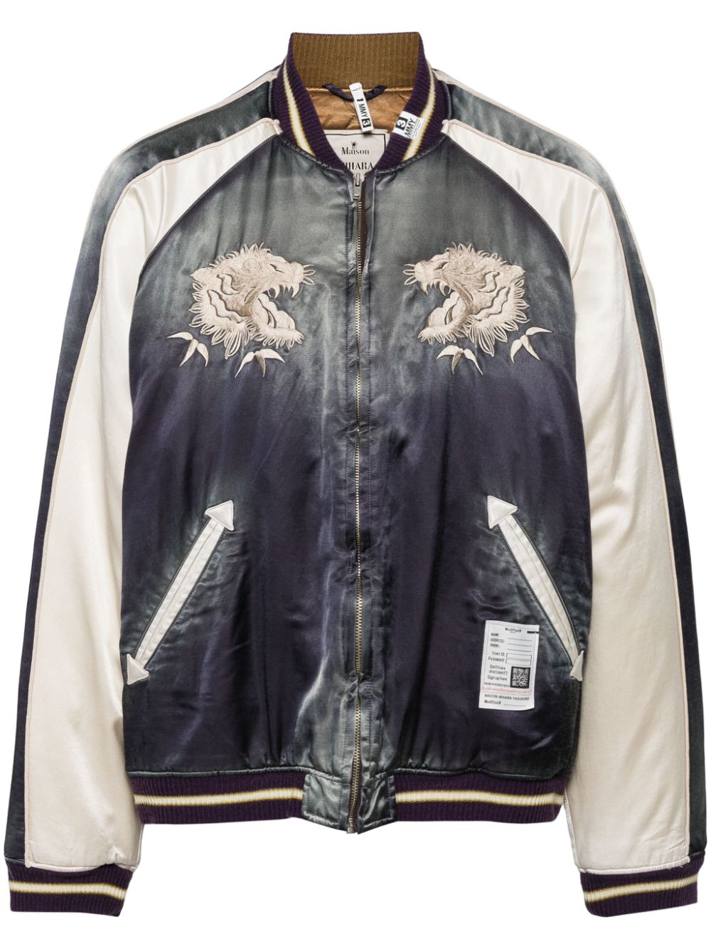 Maison MIHARA YASUHIRO souvenir jacket - Purple von Maison MIHARA YASUHIRO