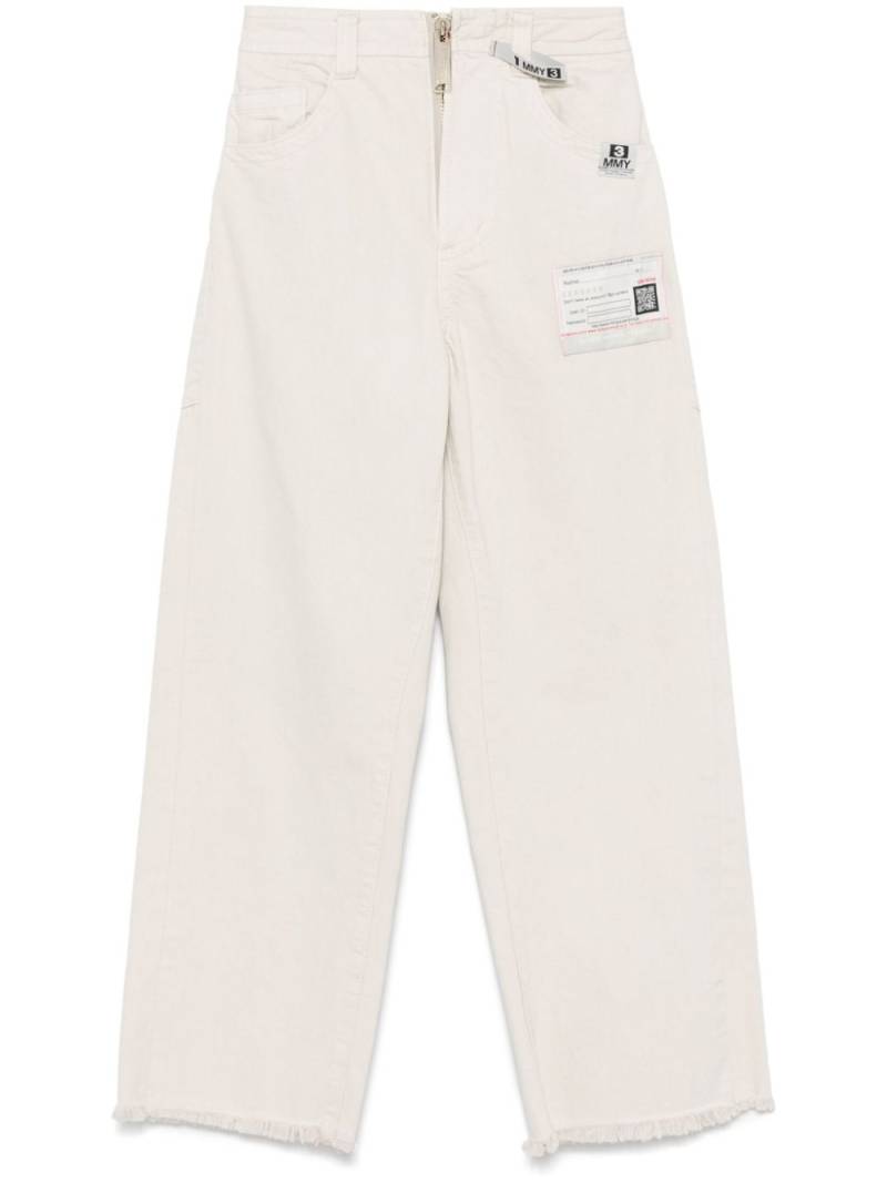 Maison MIHARA YASUHIRO wide-leg jeans - Neutrals von Maison MIHARA YASUHIRO