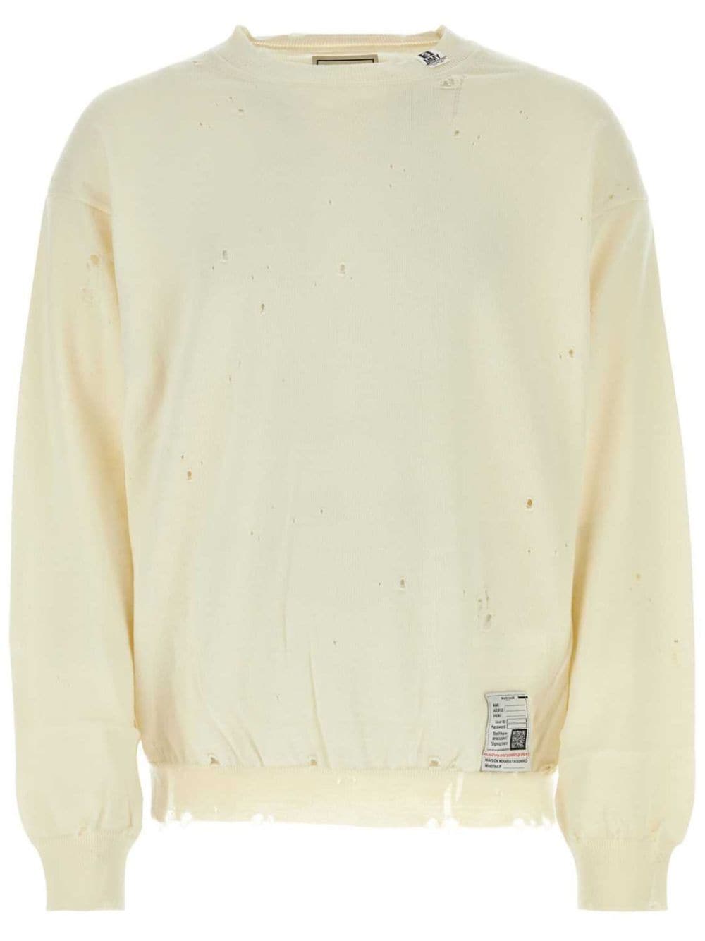 Maison MIHARA YASUHIRO wool sweater - White von Maison MIHARA YASUHIRO