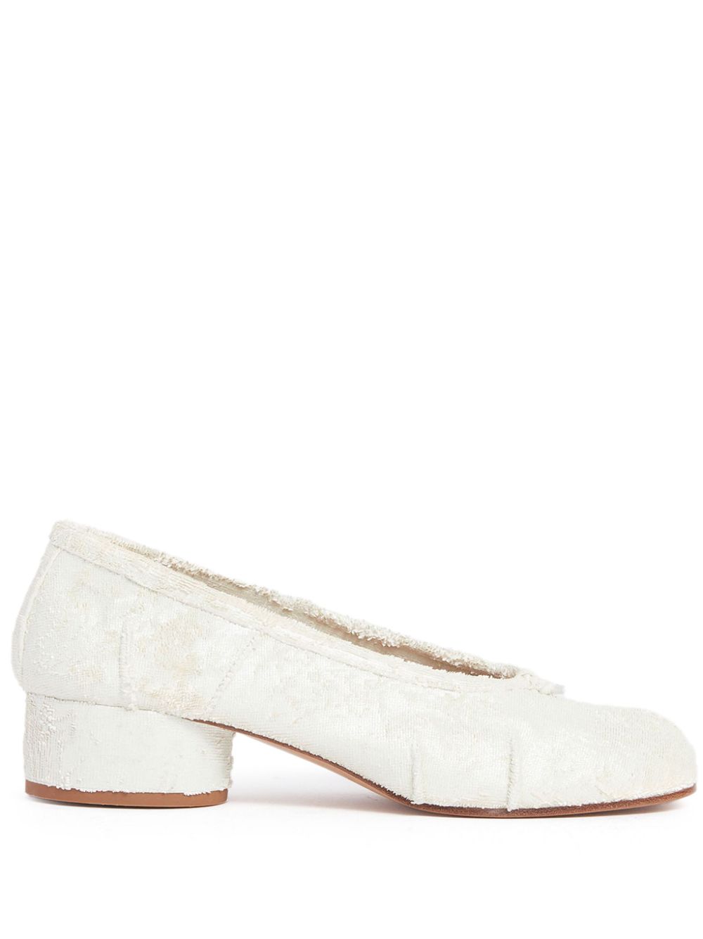 Maison Margiela 30mm Tabi pumps - White von Maison Margiela