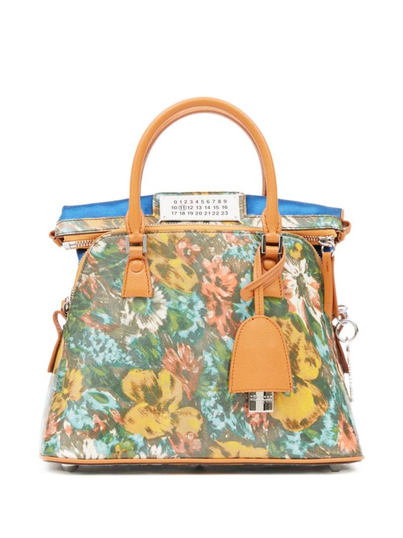 Maison Margiela 5AC Classique floral-print tote bag - Green von Maison Margiela