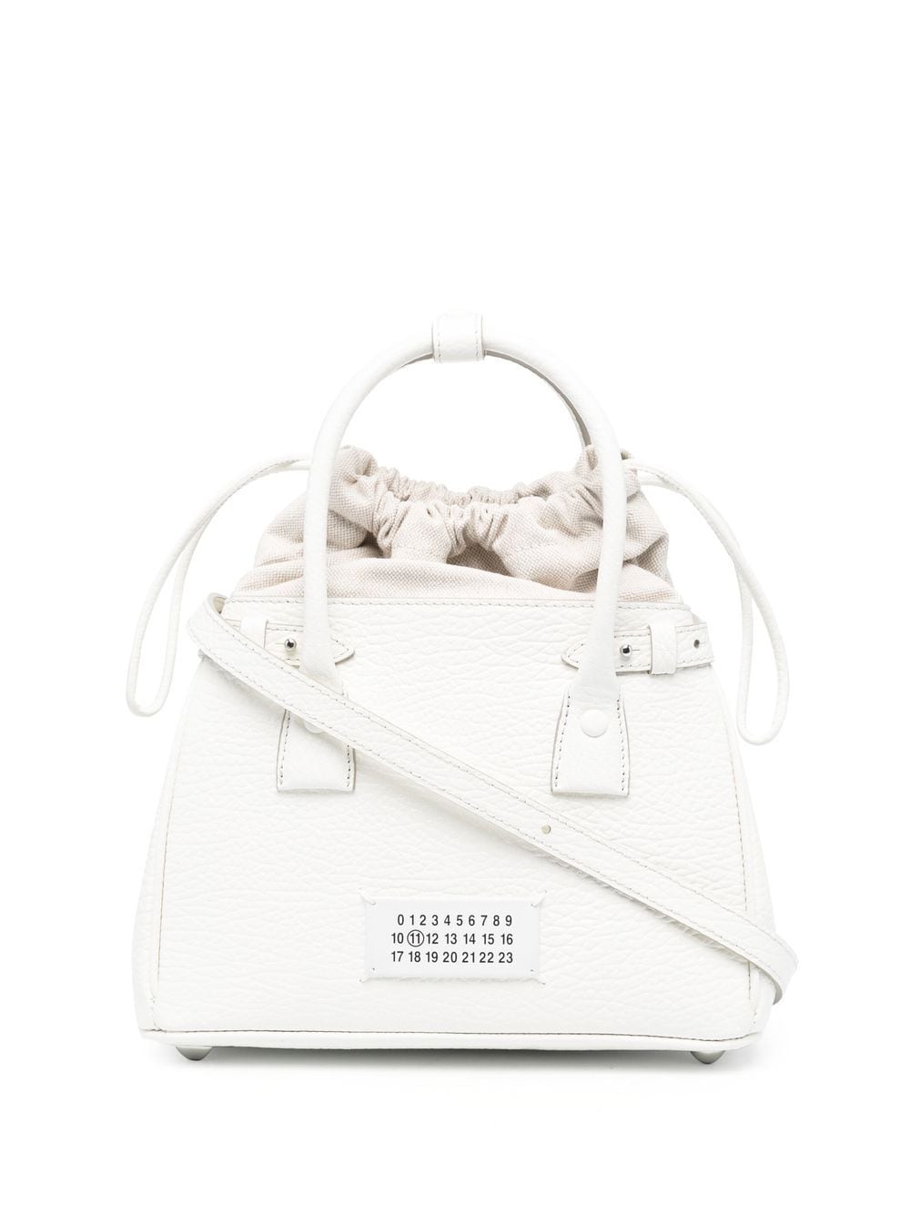 Maison Margiela mini 5AC drawstring top-handle bag - White von Maison Margiela