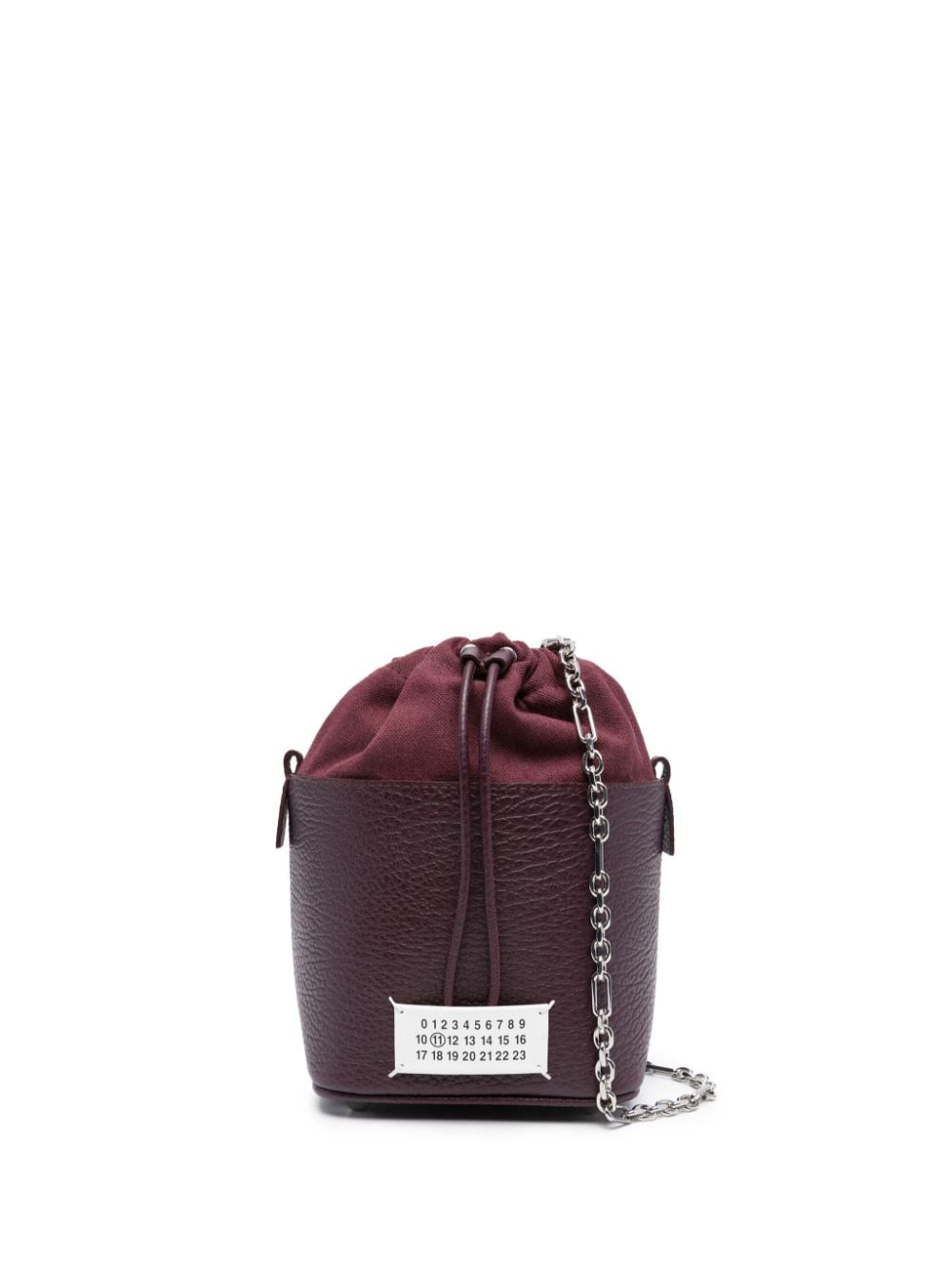 Maison Margiela 5AC leather bucket bag - Red von Maison Margiela