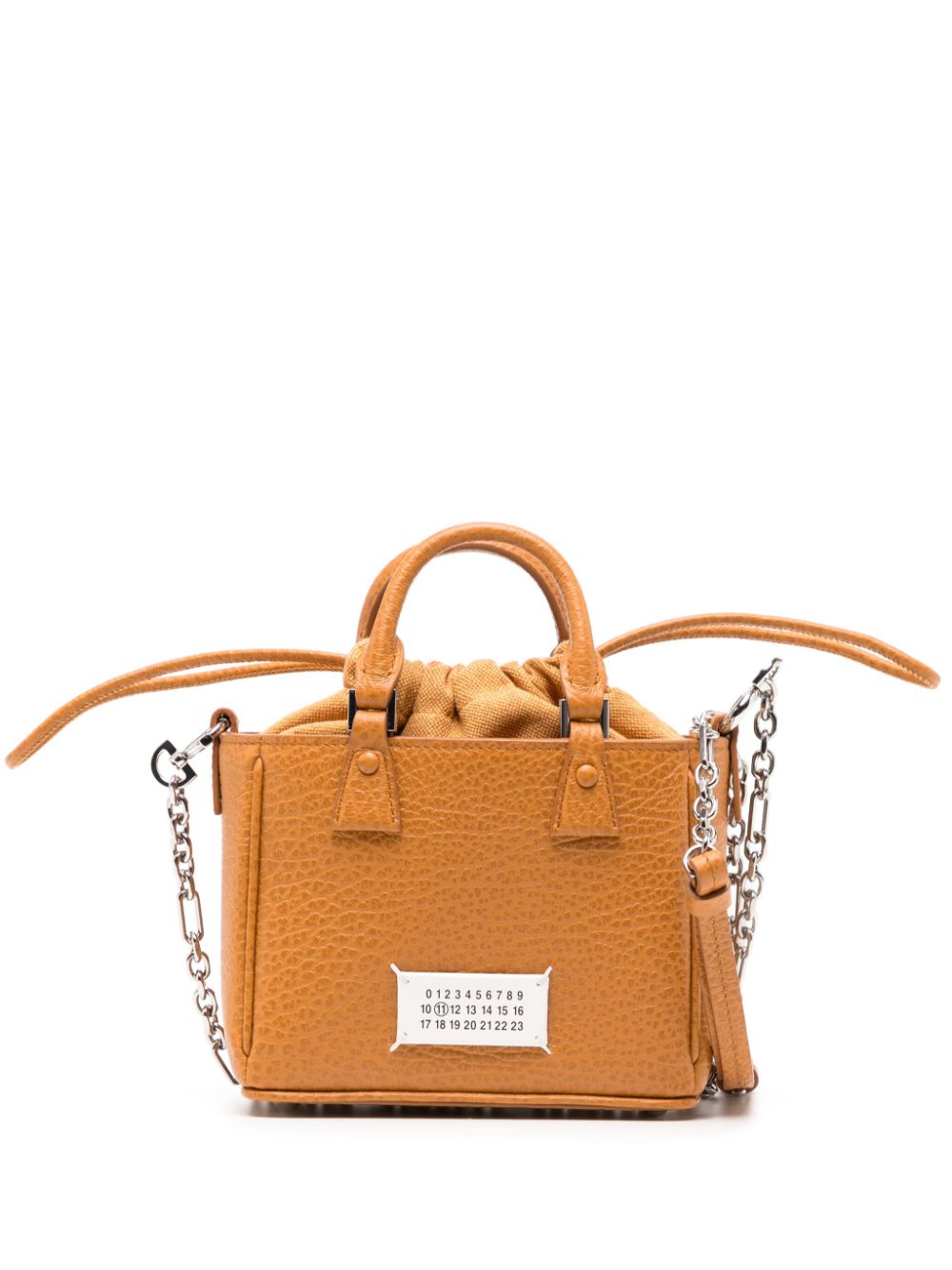 Maison Margiela 5AC leather shoulder bag - Orange von Maison Margiela