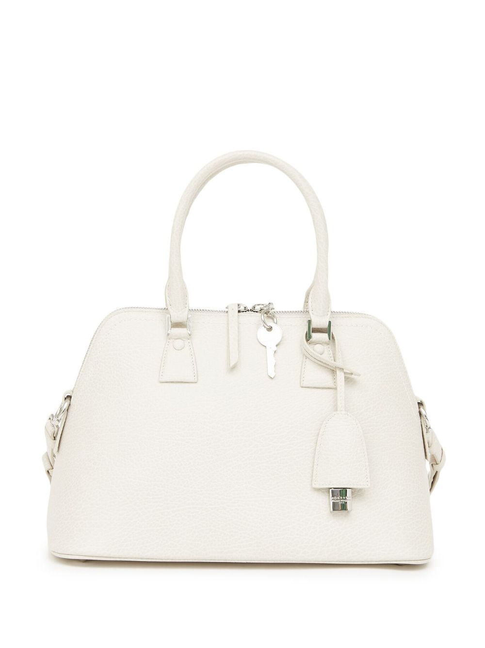 Maison Margiela 5AC leather shoulder bag - White von Maison Margiela