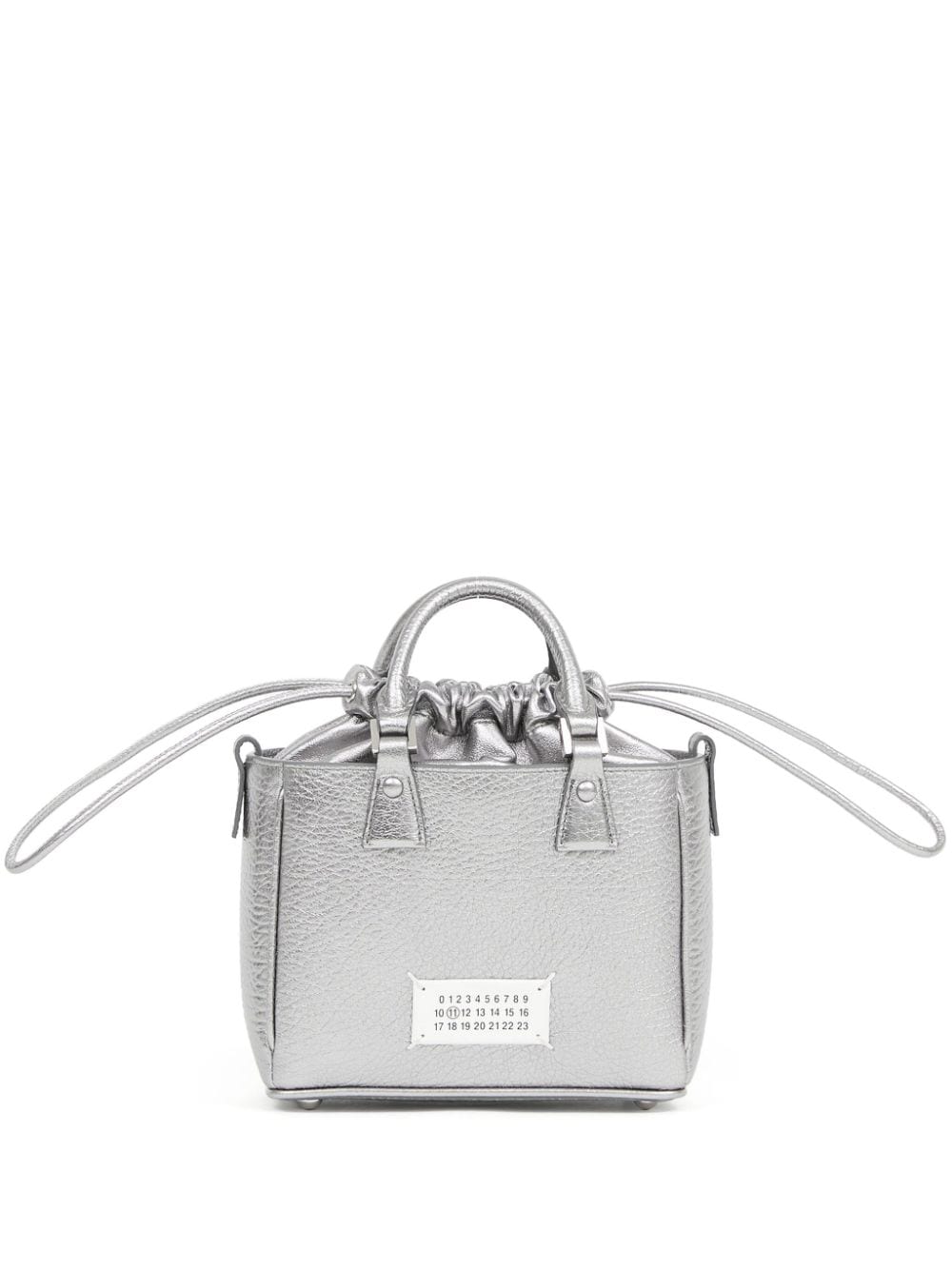 Maison Margiela 5AC metallic-effect tote bag - Silver von Maison Margiela