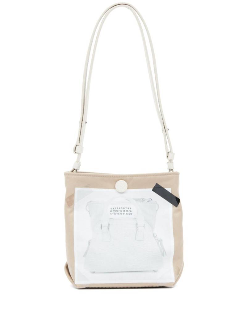 Maison Margiela 5AC trompe l'oeil-print tote bag - Neutrals von Maison Margiela