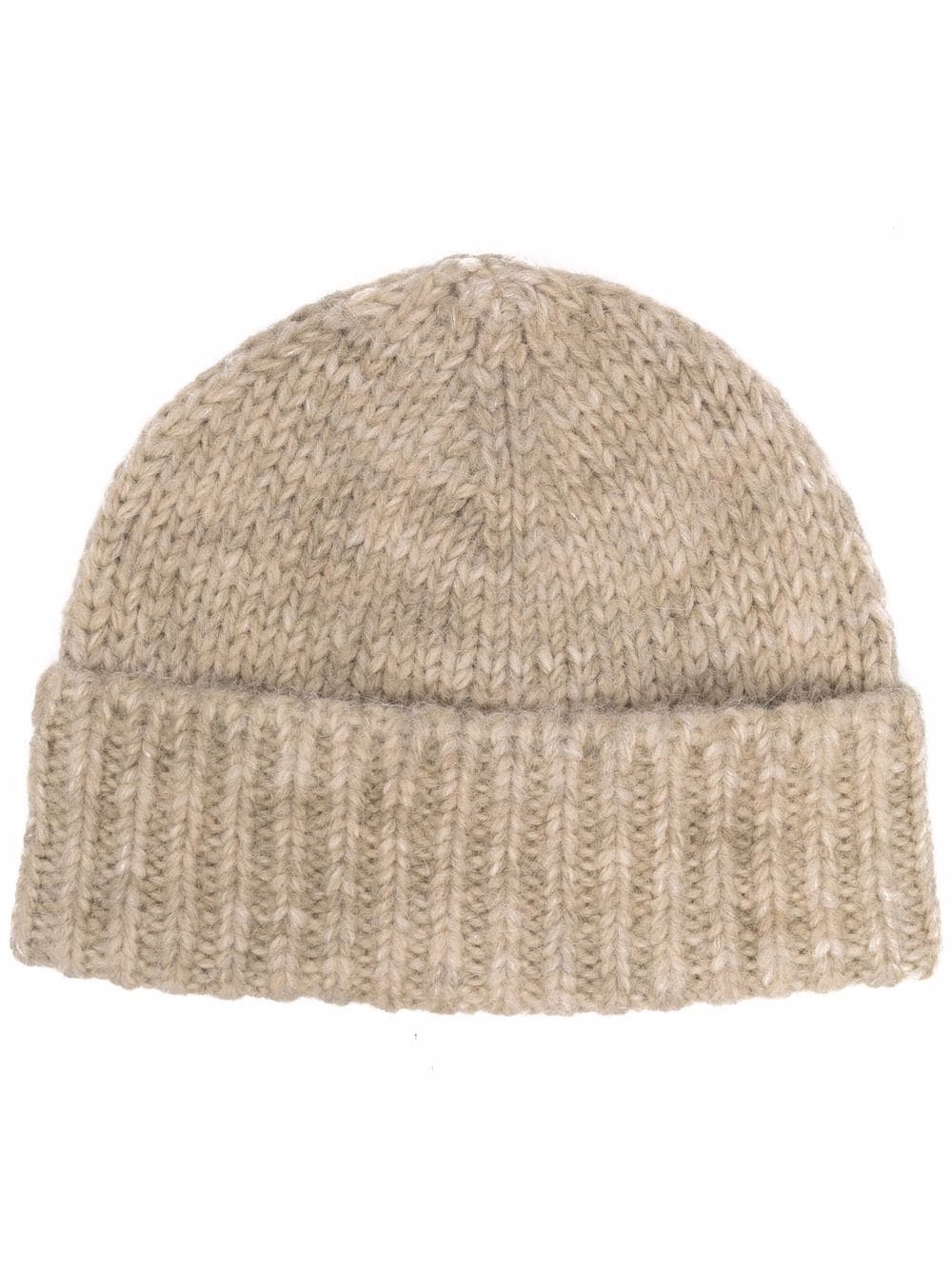 Maison Margiela Botanical Dye ribbed beanie - Green von Maison Margiela