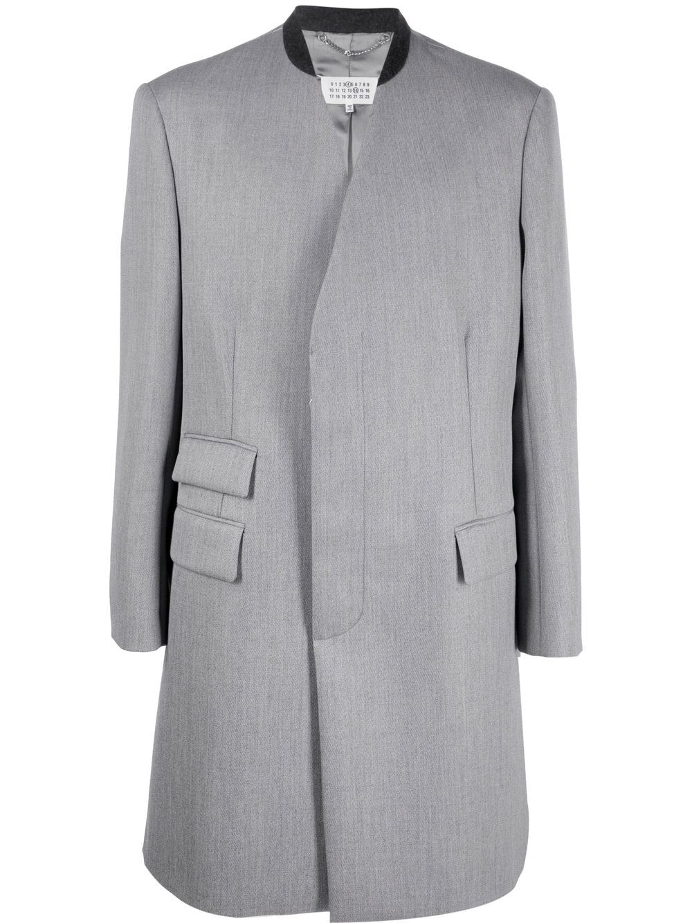 Maison Margiela Cavalry double-breasted coat - Grey von Maison Margiela