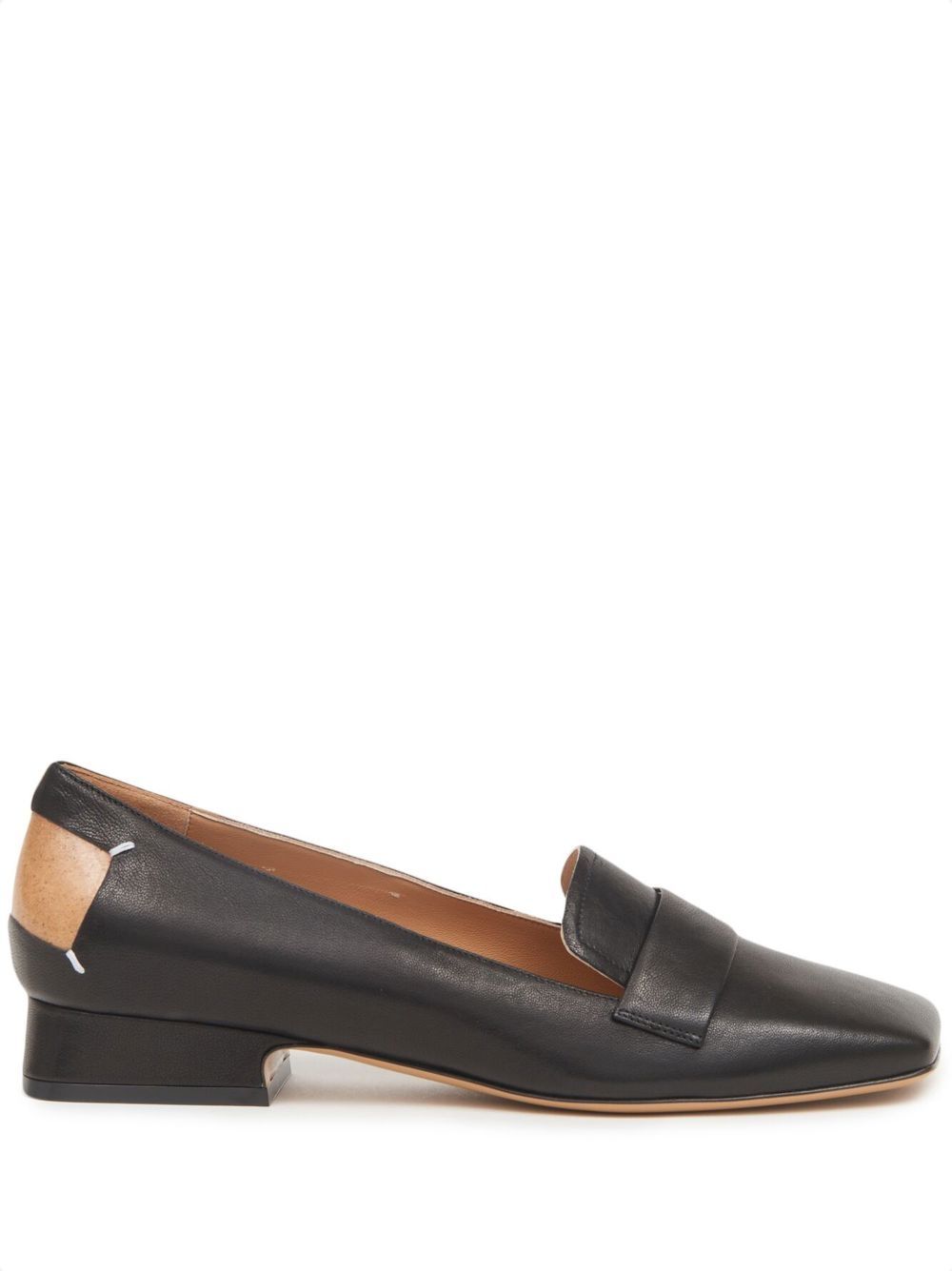 Maison Margiela Four Stitches decortiqué loafers - Black von Maison Margiela