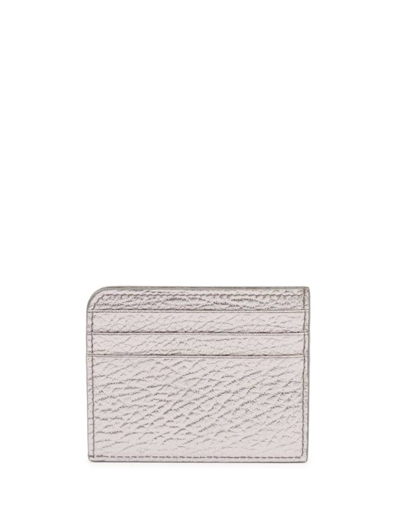 Maison Margiela Four Stitches leather card holder - Silver von Maison Margiela