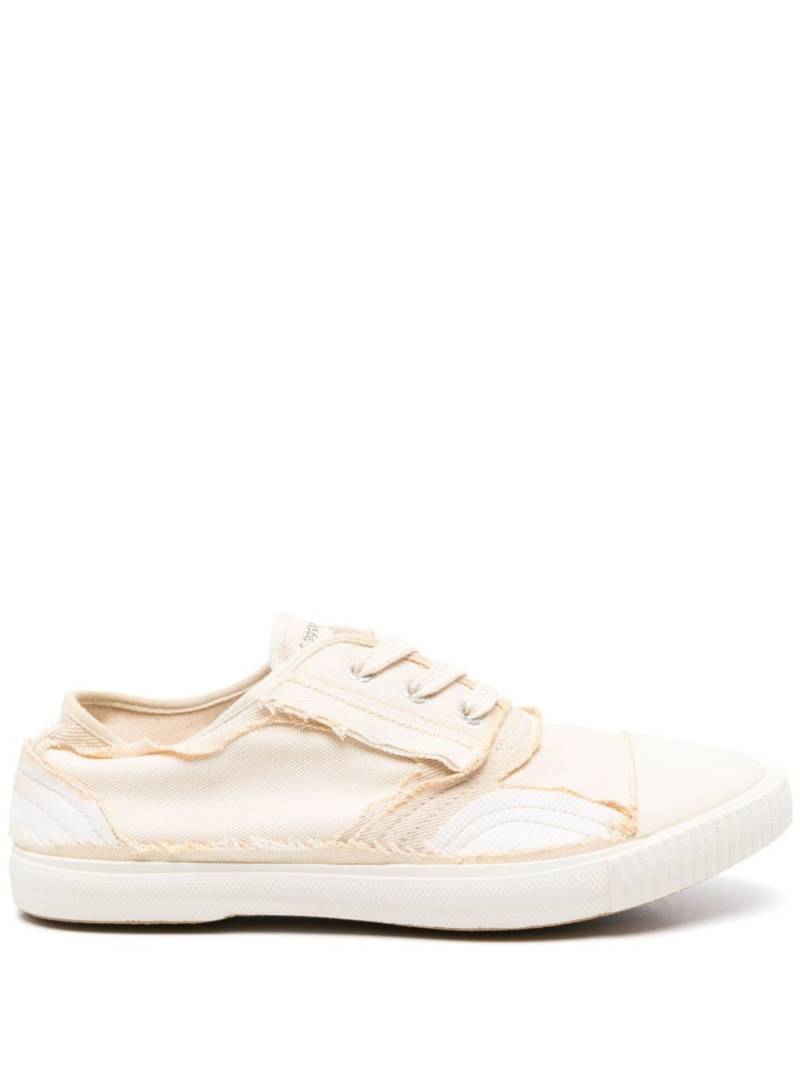 Maison Margiela Inside-out canvas sneakers - Neutrals von Maison Margiela