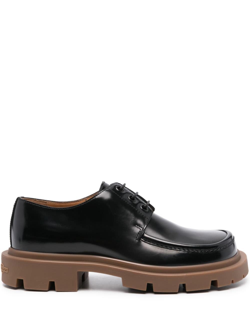 Maison Margiela Ivy leather Derby shoes - Black von Maison Margiela