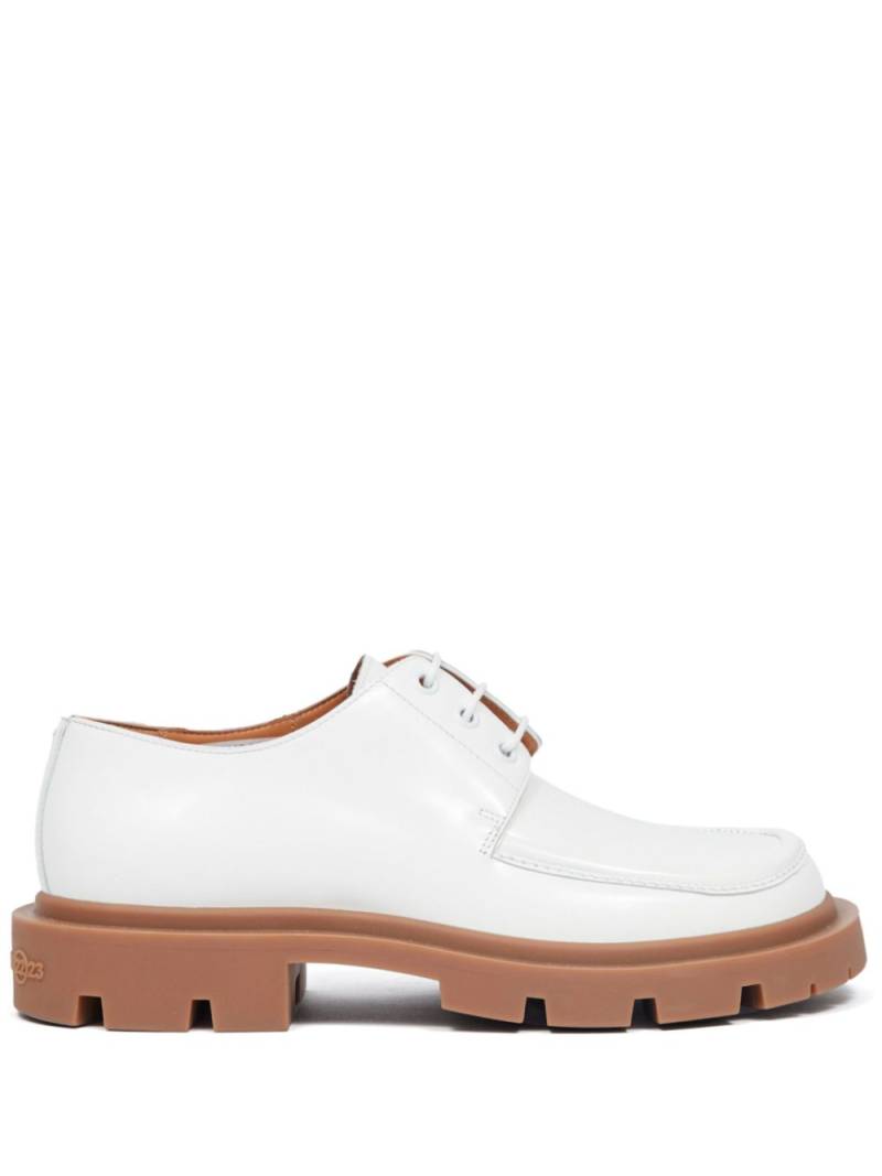 Maison Margiela Ivy leather Derby shoes - White von Maison Margiela