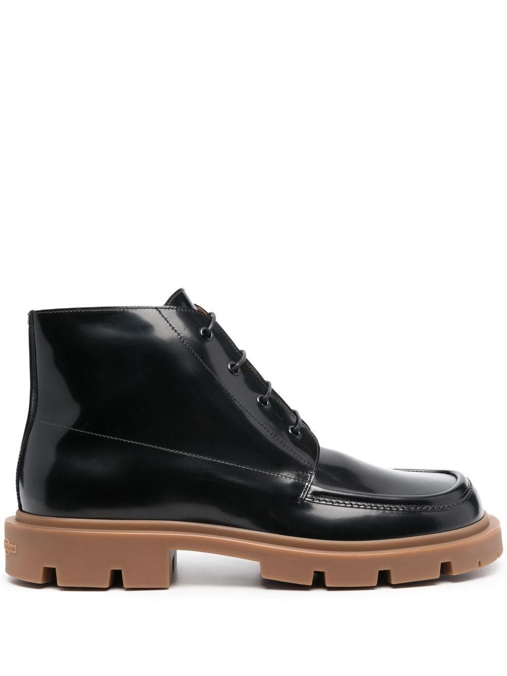 Maison Margiela Ivy patent-leather boots - Black von Maison Margiela