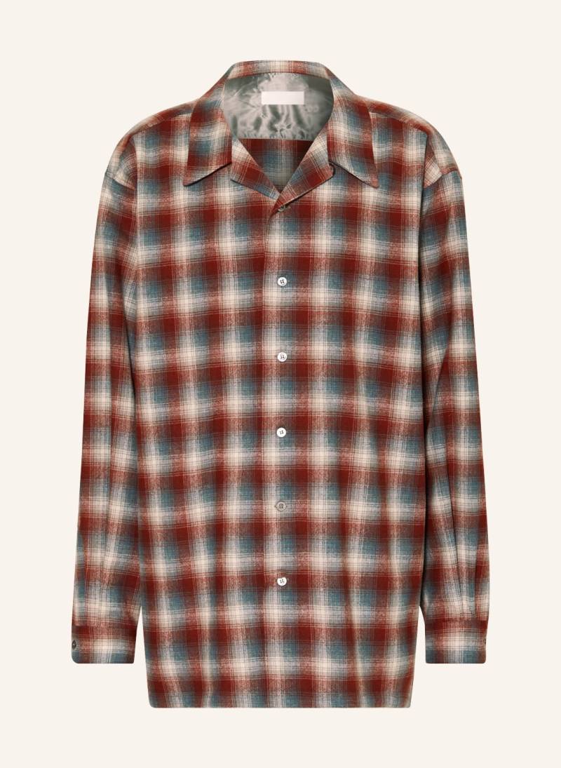 Maison Margiela Oversized-Overshirt Aus Flanell braun von Maison Margiela