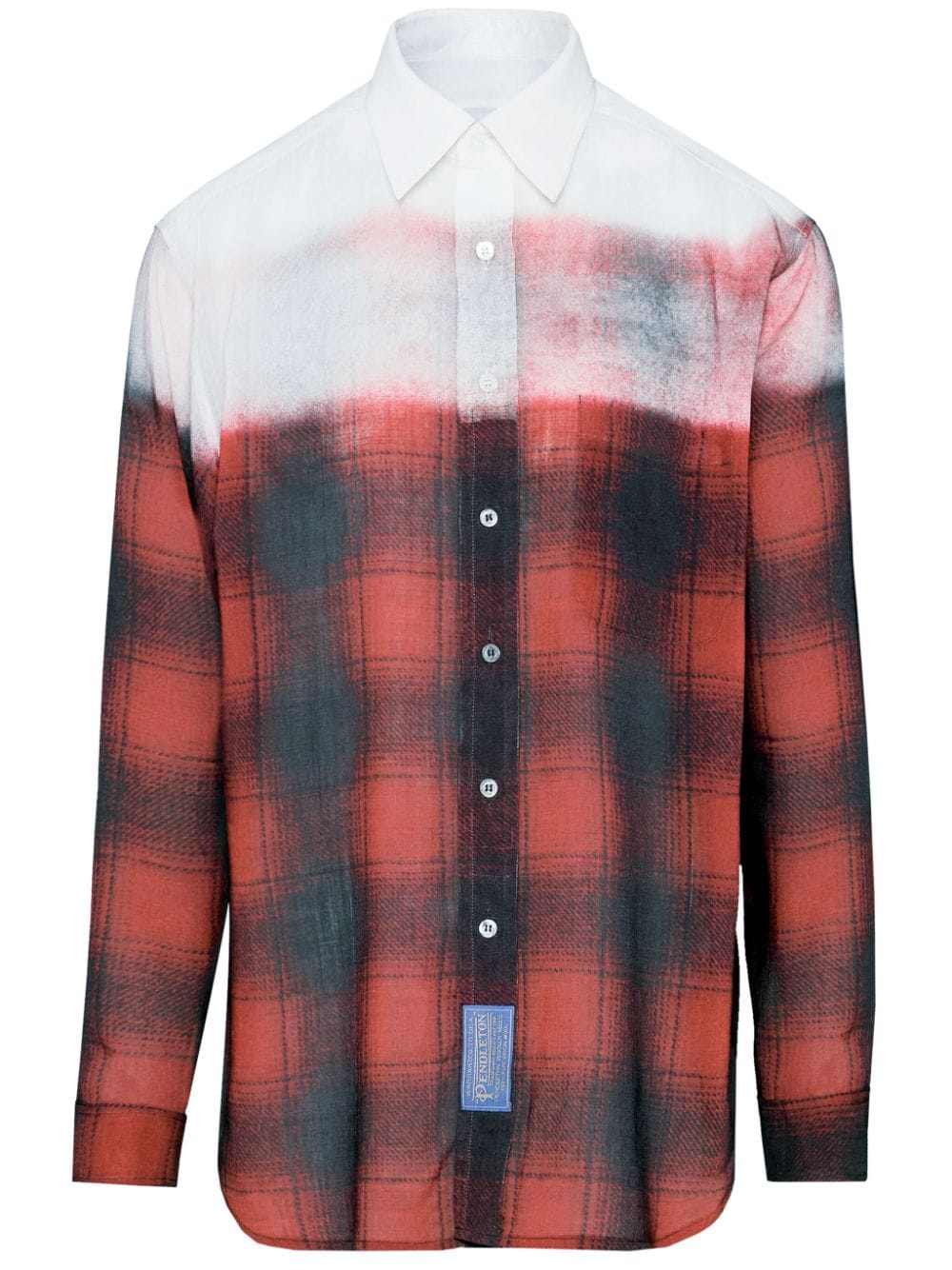 Maison Margiela Pendleton checked shirt - Red von Maison Margiela