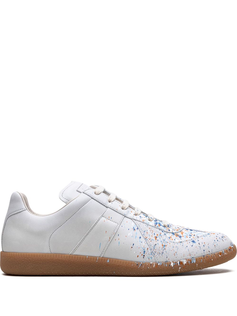 Maison Margiela Replica "Light Grey Splatter" sneakers - White von Maison Margiela