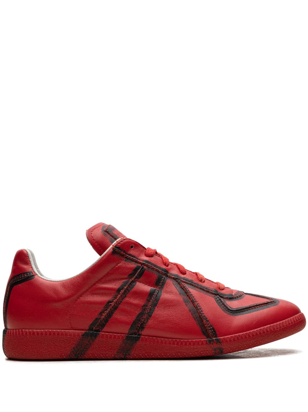 Maison Margiela Replica "Red/Black" low-top sneakers von Maison Margiela