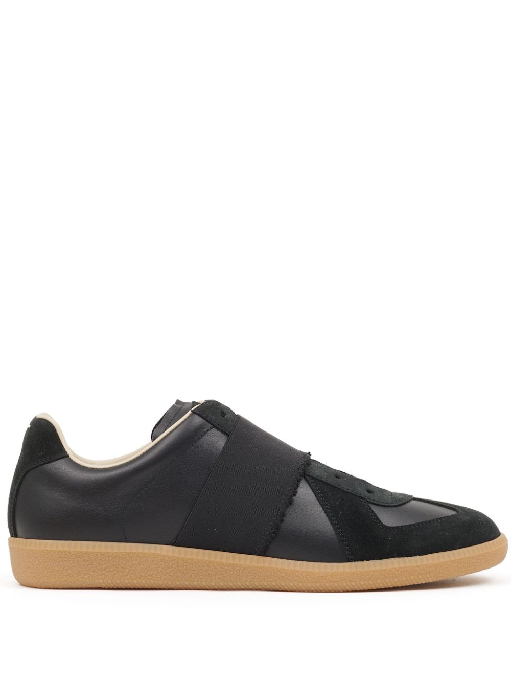 Maison Margiela Replica leather sneakers - Black von Maison Margiela