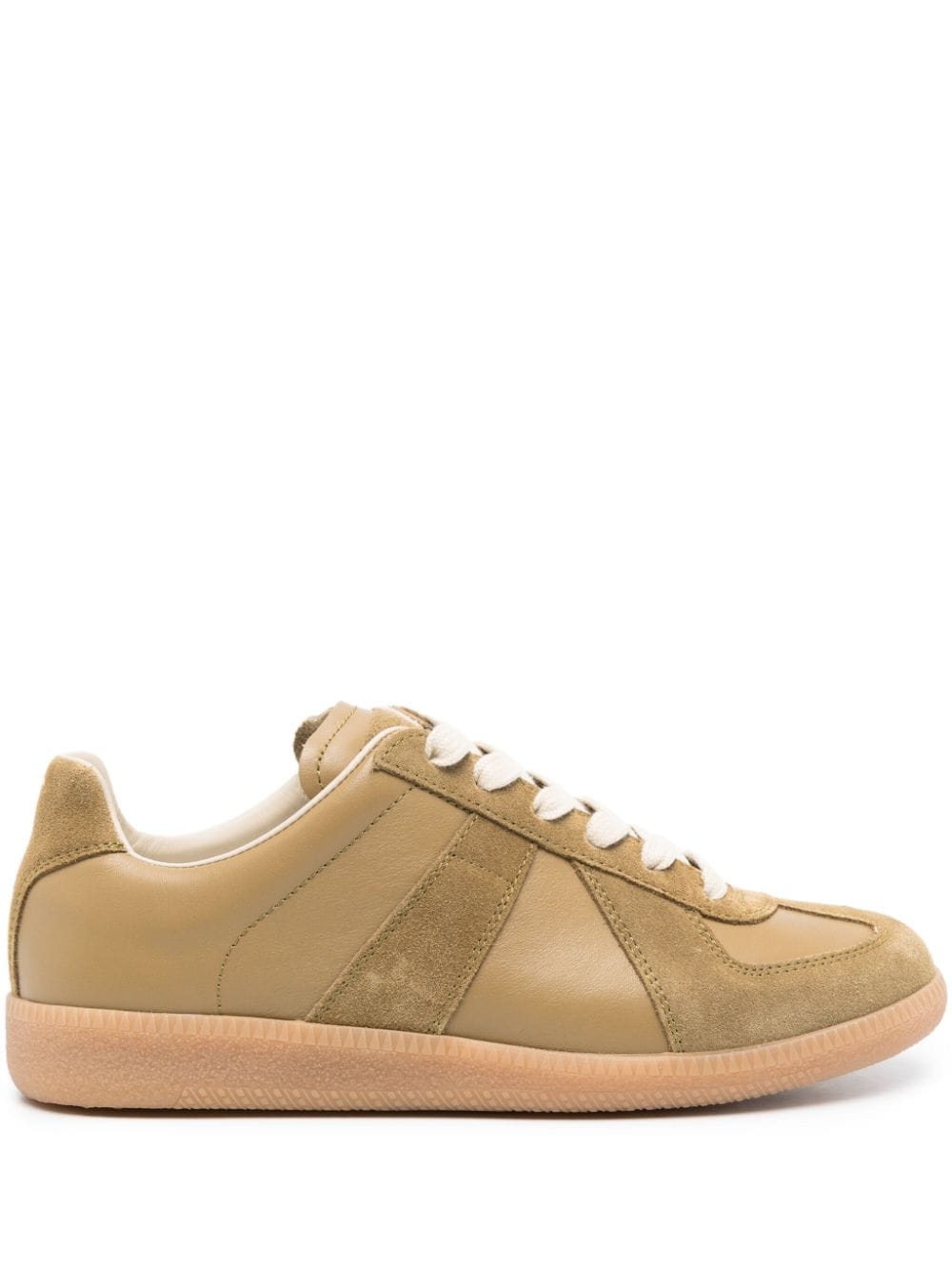 Maison Margiela Replica leather sneakers - Green von Maison Margiela