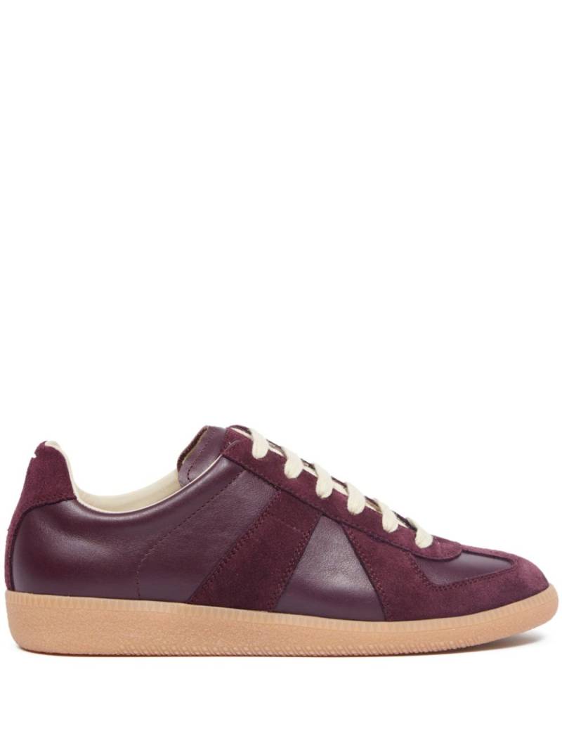 Maison Margiela Replica low-top leather sneakers - Red von Maison Margiela