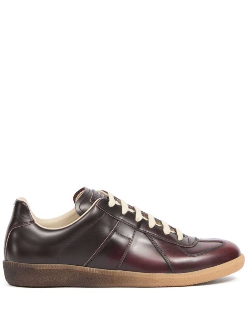 Maison Margiela Replica leather sneakers - Red von Maison Margiela