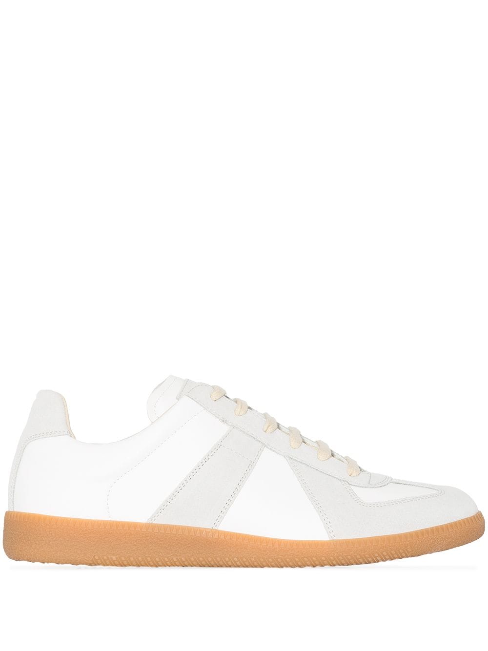 Maison Margiela Replica low-top leather sneakers - White von Maison Margiela