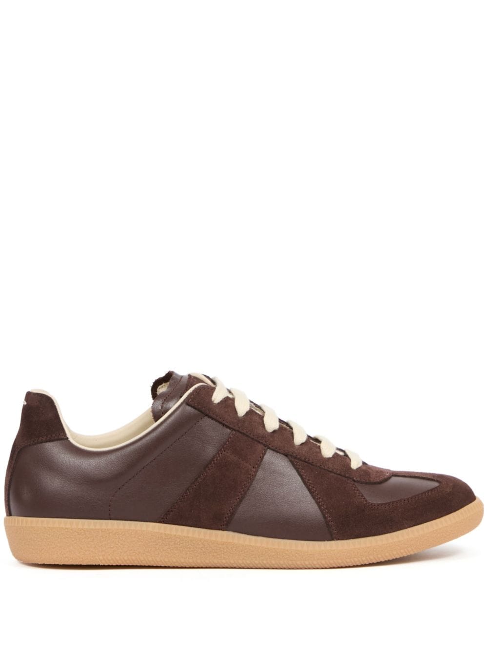 Maison Margiela Replica panelled sneakers - Brown von Maison Margiela