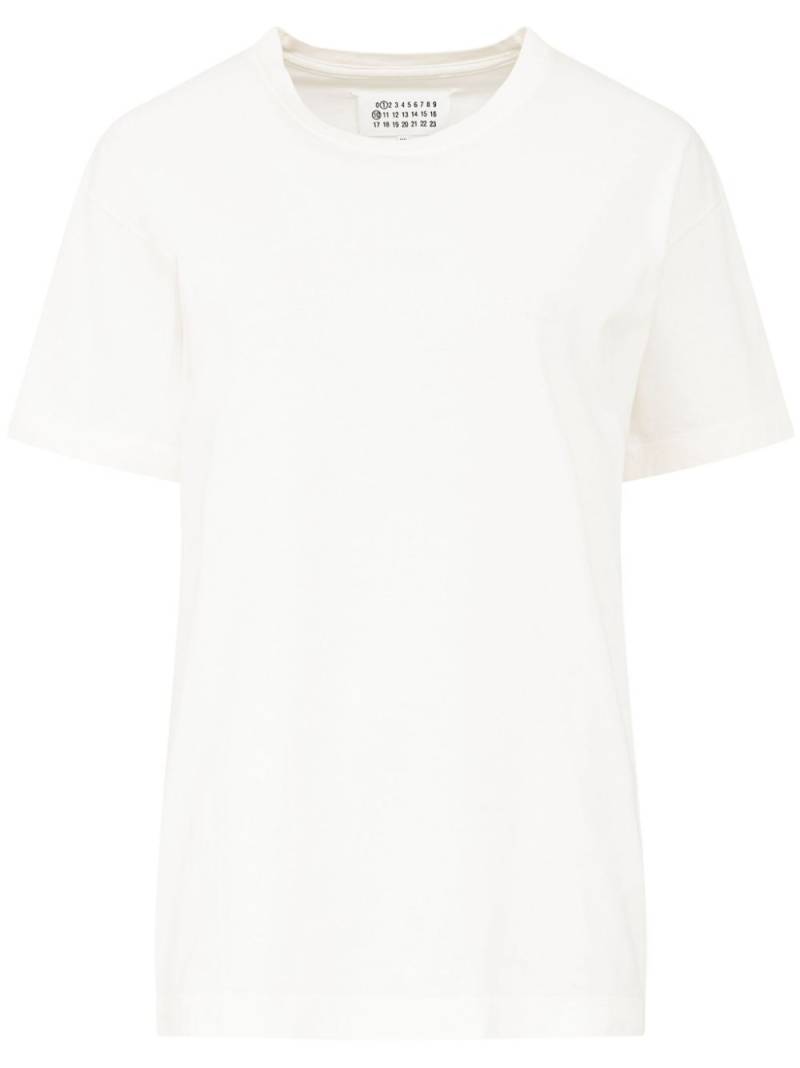 Maison Margiela Reverse Logo cotton T-shirt - Neutrals von Maison Margiela